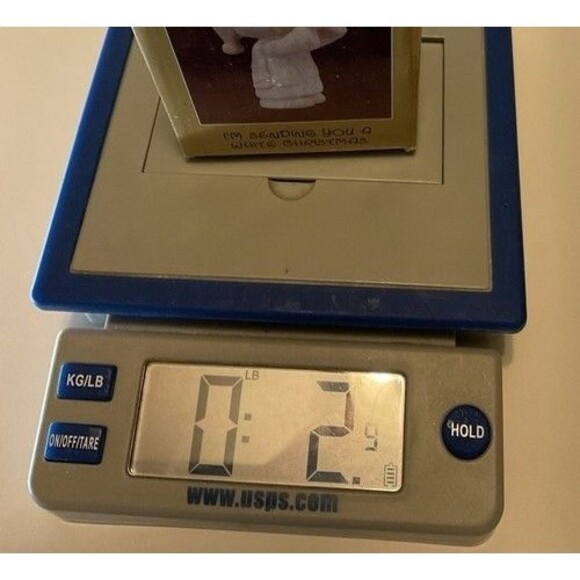 VTG NWB Enesco Precious Moments I'm Sending You a White Christmas Ornament 3.5" - Picture 11 of 11